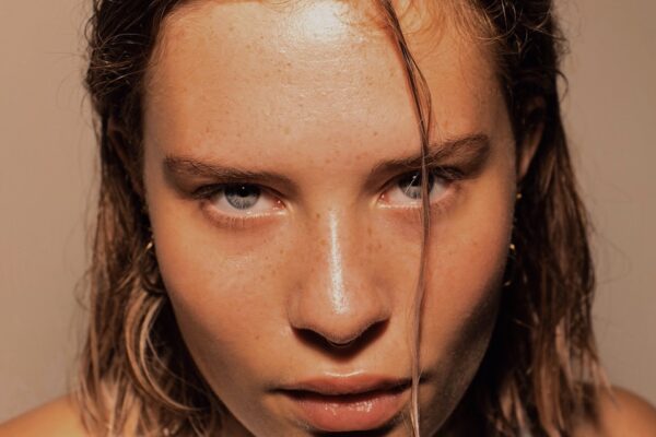 woman in white tank top